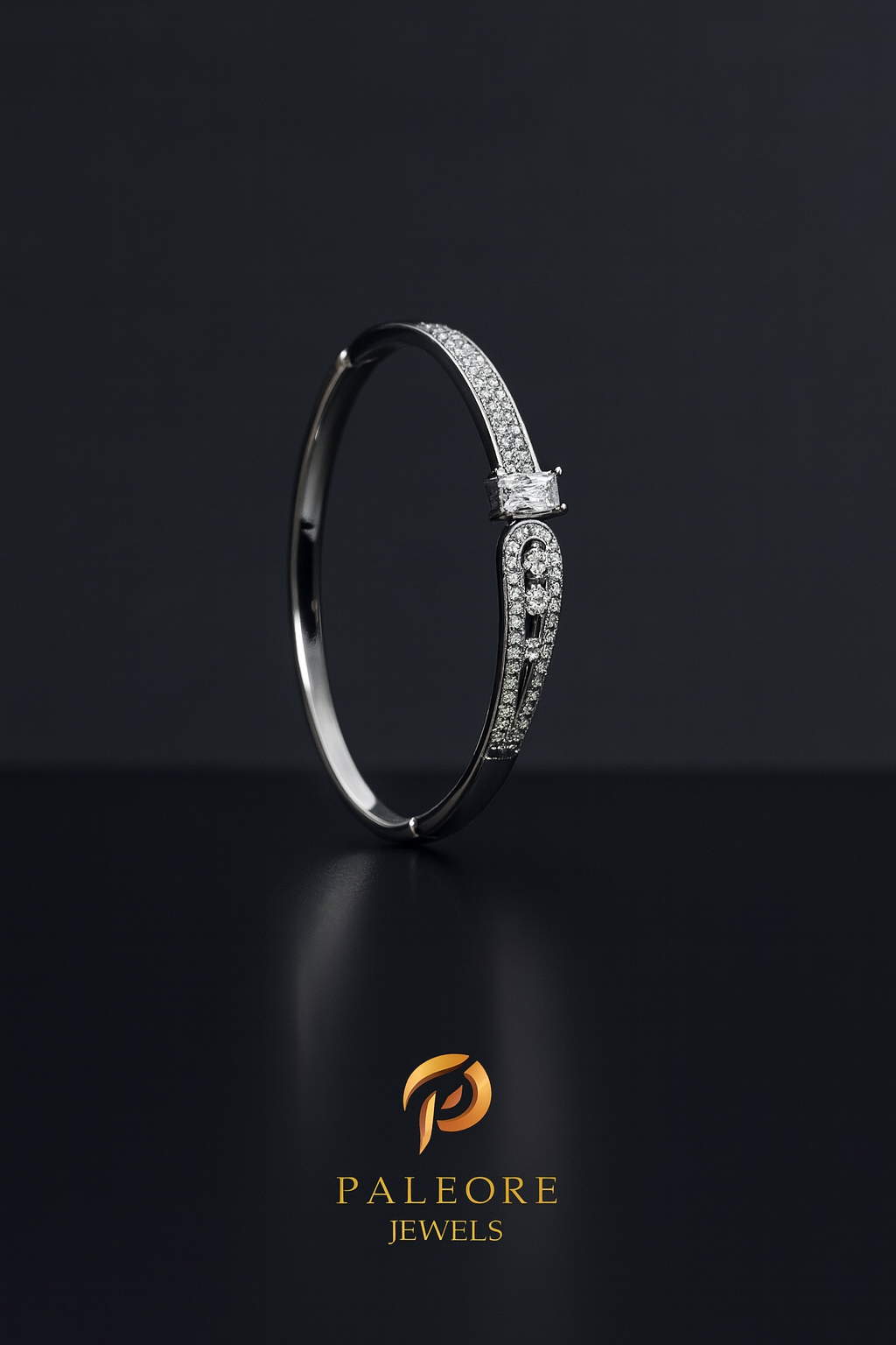 Eterna Grace Crystal Bangle