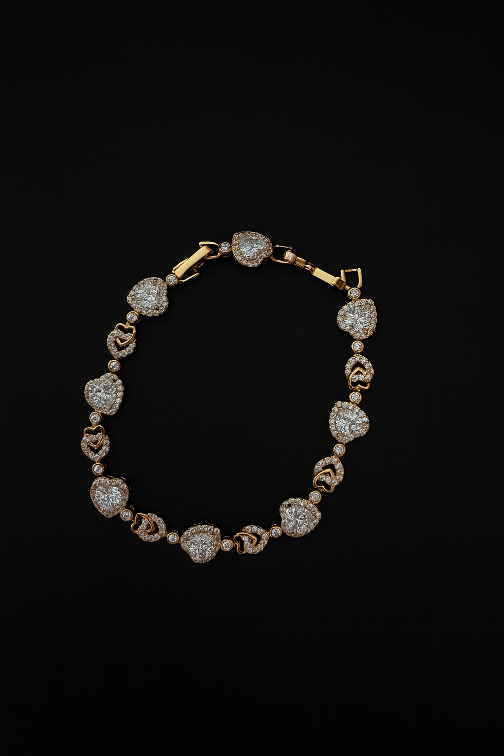 Rosara – Rose Gold-Plated Eternal Glow Bracelet