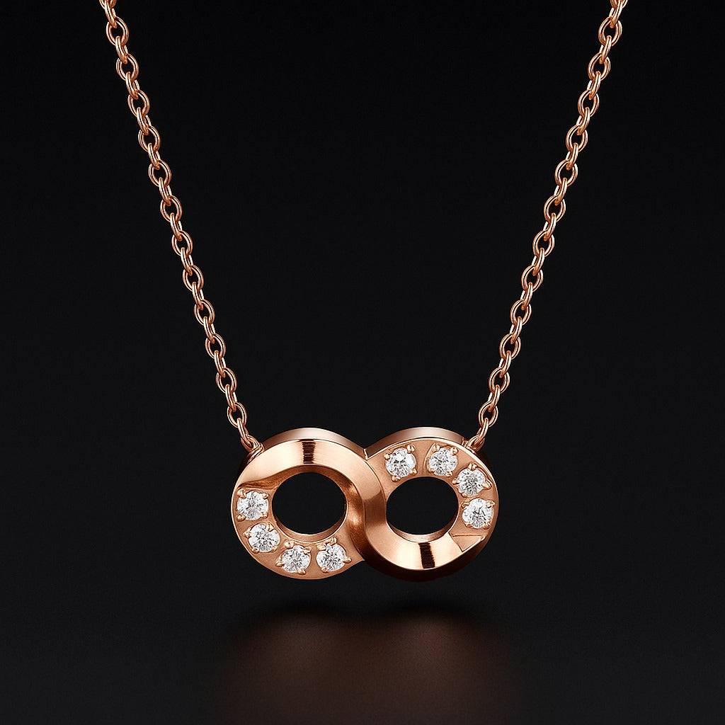 Eternal Glow 18K Rose Gold Plated Neckpiece