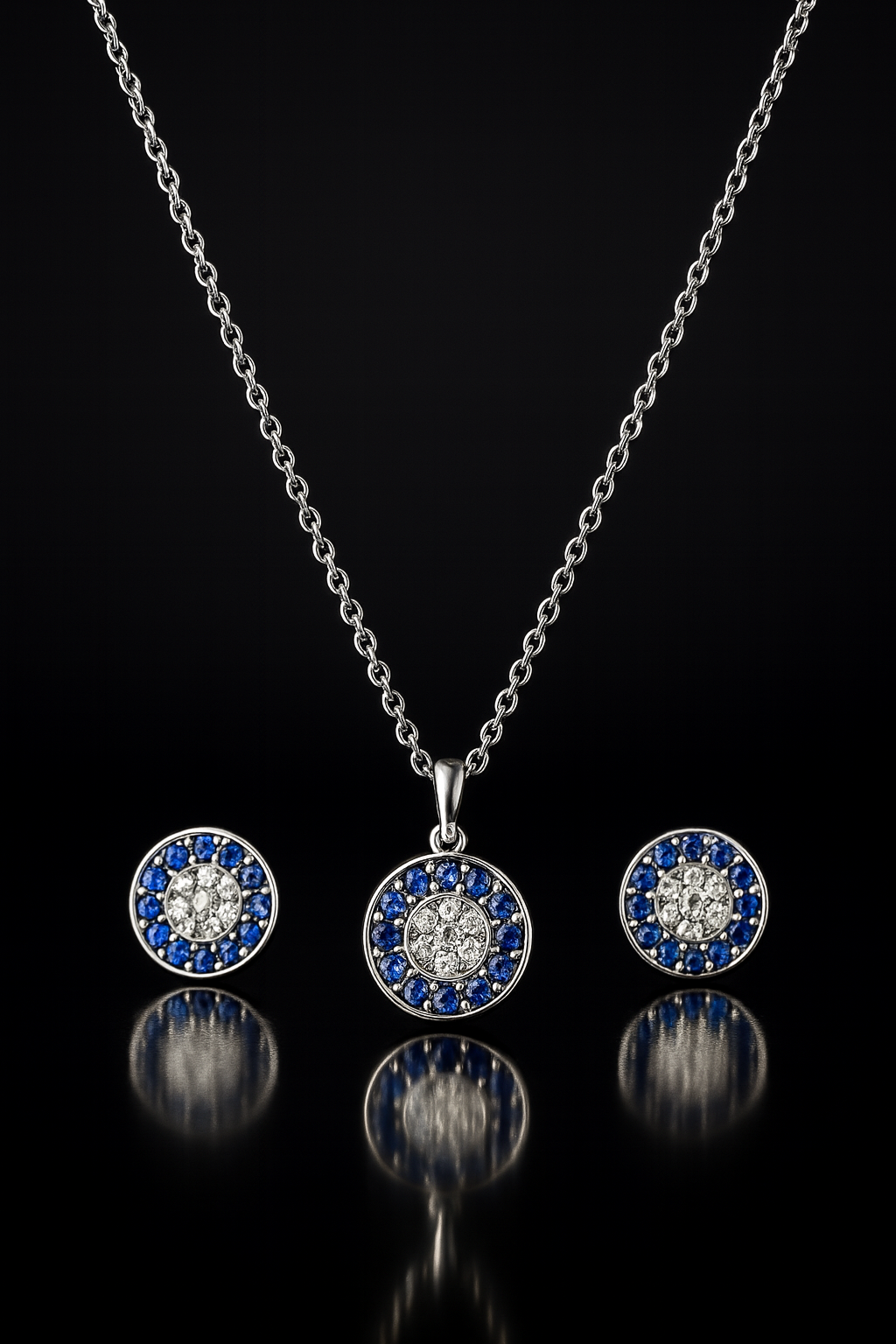 Azure Aegis Neckpiece Set