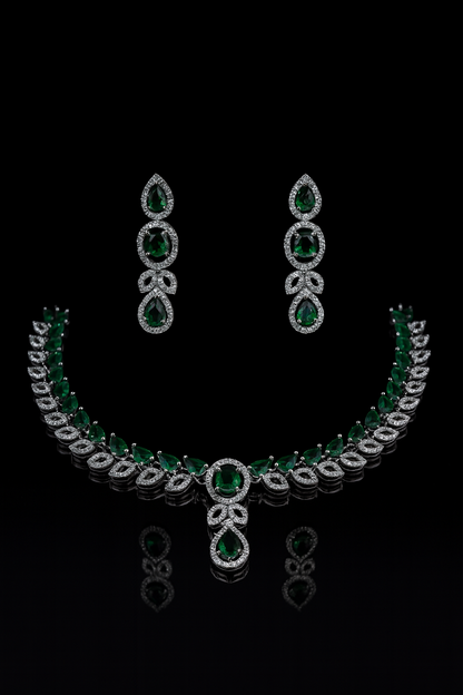 Emerald Grace Necklace Set