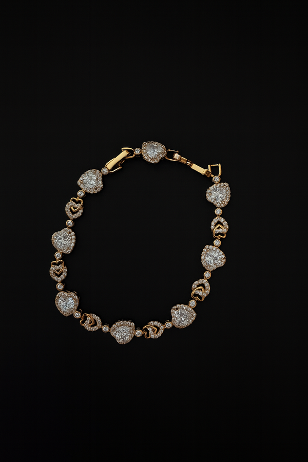 Rosara – Rose Gold-Plated Eternal Glow Bracelet