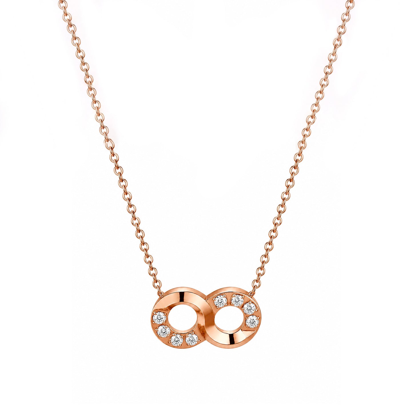 Eternal Glow 18K Rose Gold Plated Neckpiece