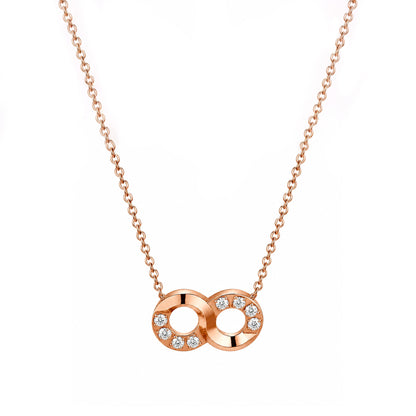 Eternal Glow 18K Rose Gold Plated Neckpiece
