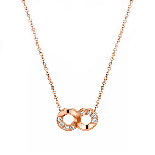 Eternal Glow 18K Rose Gold Plated Neckpiece