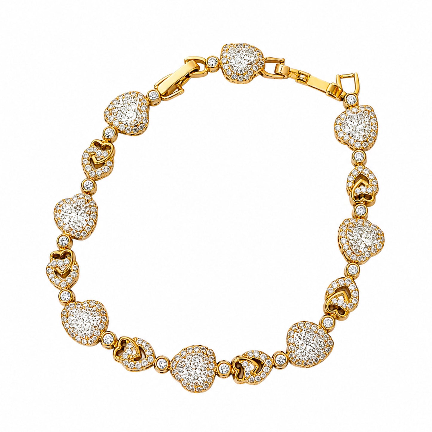 Rosara – Rose Gold-Plated Eternal Glow Bracelet