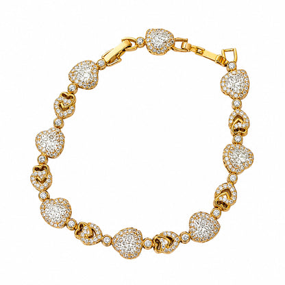 Rosara – Rose Gold-Plated Eternal Glow Bracelet