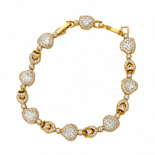 Rosara – Rose Gold-Plated Eternal Glow Bracelet