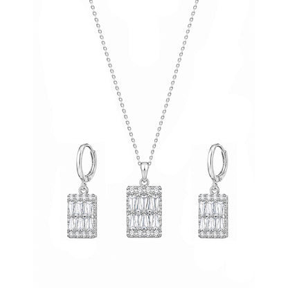 Baguette Glow Neckpiece Set