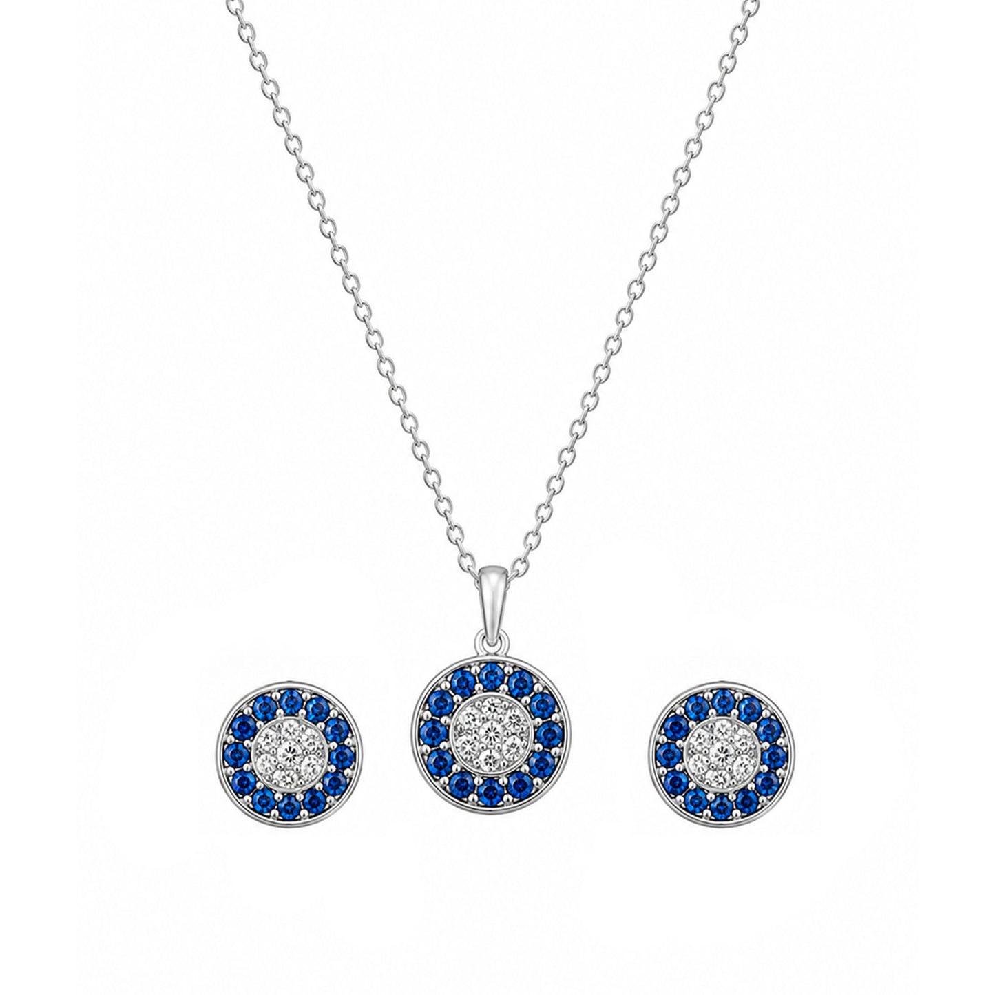 Azure Aegis Neckpiece Set