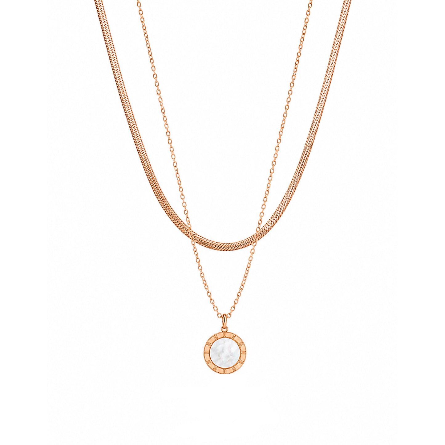 Eterna – The Harmony Dual Layer Pendant Necklace- The Harmony Edit