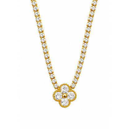 Fiora – Bloom-Inspired Gold-Plated Necklace