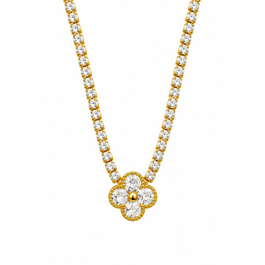 Fiora – Bloom-Inspired Gold-Plated Necklace