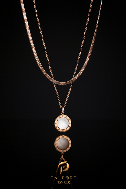 Eterna – The Harmony Dual Layer Pendant Necklace- The Harmony Edit
