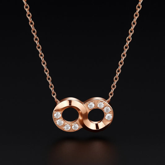 Eternal Glow 18K Rose Gold Plated Neckpiece