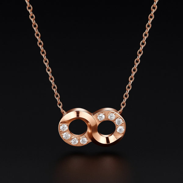 Eternal Glow 18K Rose Gold Plated Neckpiece